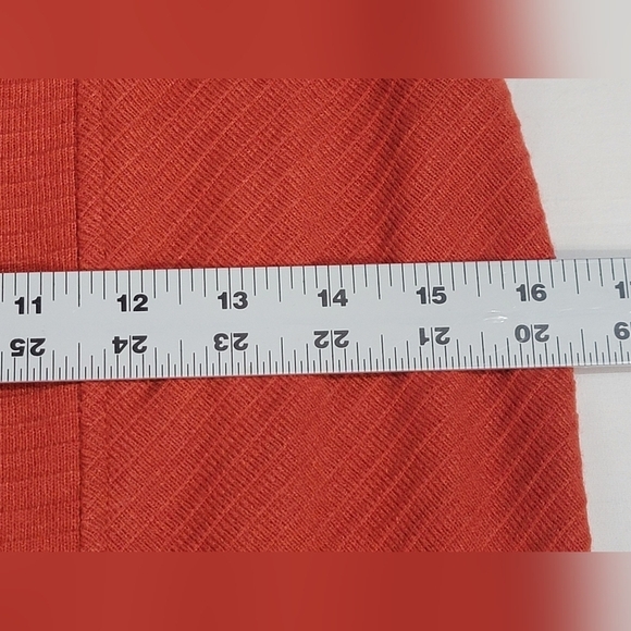 Band Of The Free BOG Collective RENEE Rust Ribbed Pencil Skirt Size Small - Picture 8 of 10